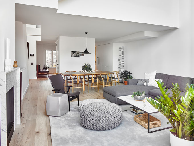 Rustic NEUE Danube character grade engineered European white oak wood floor sample