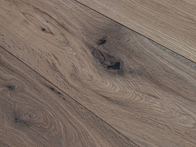Rustic NEUE Saone character grade engineered European white oak wood floor sample