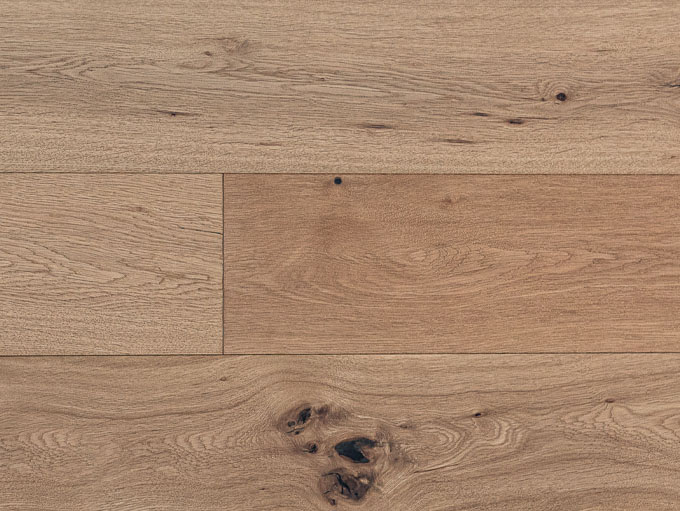 Rustic NEUE Vltava character grade engineered European white oak wood floor sample