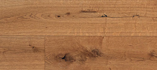 Rustic NEUE Rhone character grade engineered European white oak wood floor sample