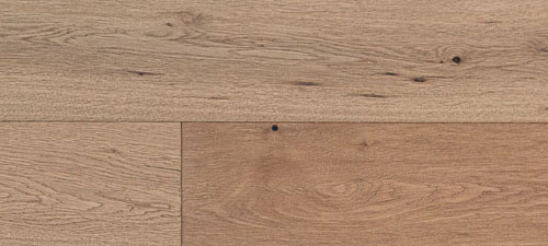 Rustic NEUE Vltava character grade engineered European white oak wood floor sample